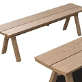Bench Shoe Changing Stool 3d model