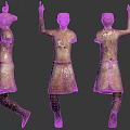 Game Movie Character Ancient Style Terracotta Figure with Various Poses Statue Design