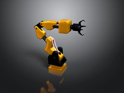 Mechanical Arm Robot Future Technology Industrial Design Engineering Robot Assistant Small Robot 3d model