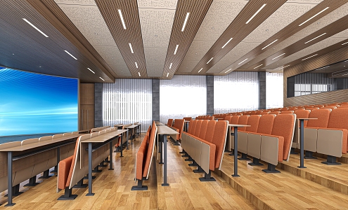 Modern Conference Room 3d model