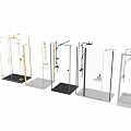Contemporary Shower Sauna Enclosures Featuring Transparent Glass And Modern Fixtures In Various Styles