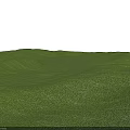 Microtopography Green Grass Rolling Landscape With Gentle Slopes And Lush Vegetation