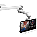 Arm Mounted Medical Device With Surgical Monitor Displaying Real Time Medical