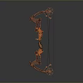 Crossbow Mechanical Crossbow Shift Bow and Arrow Shoot Far Equipment Weapons High-tech Crossbow 3d model