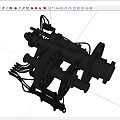 instrument gear train instrument internal gear 3d model