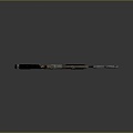 Modern Sniper Gun Sight Sniper Rifle Sci-Fi Sniper Rifle 3d model