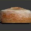 Freshly Baked Cinnamon Roll With Swirled Layers Golden Crust And White Icing