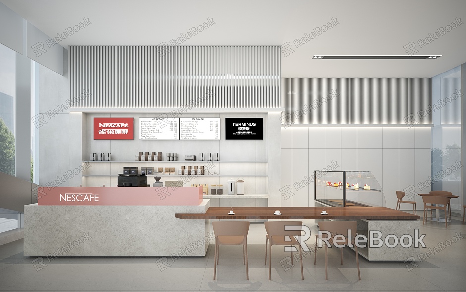 Modern Cafe model