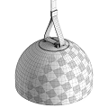 Modern Dome Shaped Pendant Lights With Colorful Red Green And Blue Designs