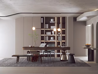 Quiet Tea Room 3d model