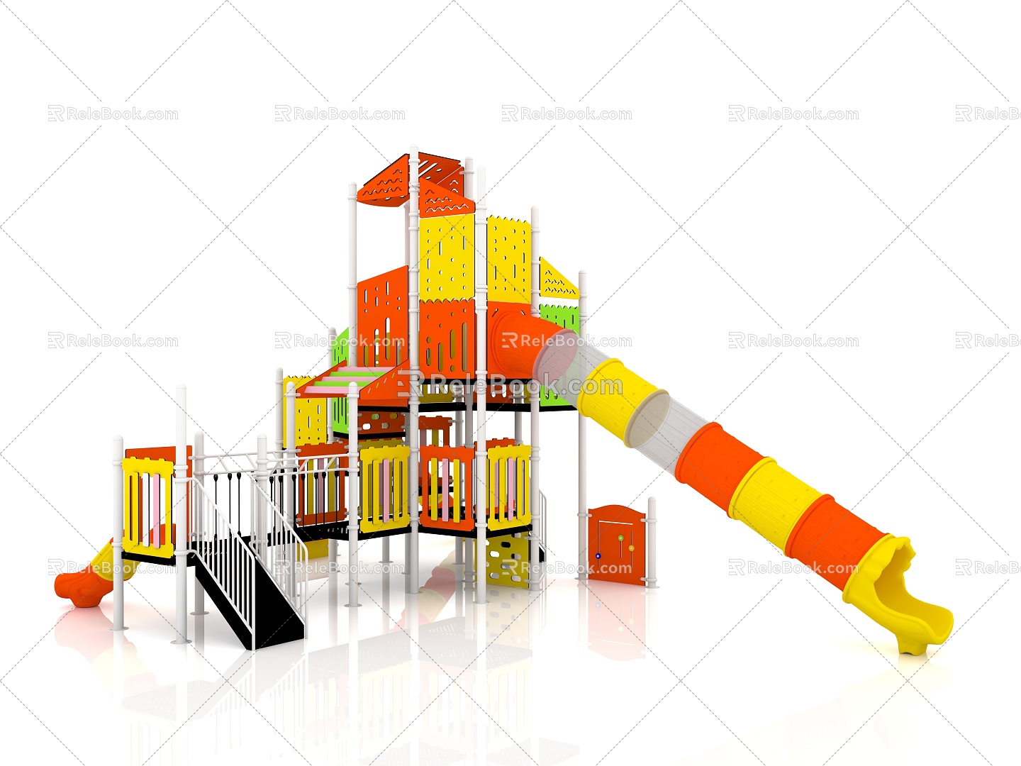 Outdoor Combination Slide Children's Combination Slide Combination Slide Outdoor Slide Children's Slide Slide 3d model