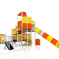 Outdoor Combination Slide Children's Combination Slide Combination Slide Outdoor Slide Children's Slide Slide 3d model