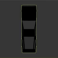 Black Futuristic Sports Car With Red Accent Lines And Shiny Exterior Design