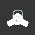 Military Gas Mask With Dual Filters And Adjustable Straps For Protection