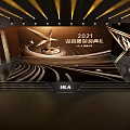 HLA Ceremony Event With Star Shaped Stage And Golden Decorative Design