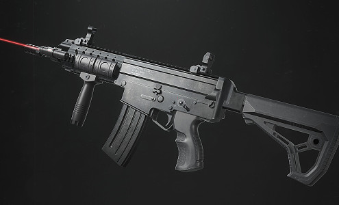 Modern Rifle Assault Rifle 3d model