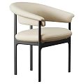 Stylish Modern Padded Leather Dining Chair With Sturdy Solid Wood Frame Multiple Optional Color Options