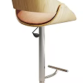 Modern Bar Stools with Wooden Back Blue Fabric Seat Metal Adjustable Base and Footrest