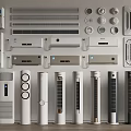 Various Types And Styles Of Air Conditioners And Fans Displayed As Home Appliances