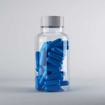 Modern Medicine Medicine Bottle Packaging 3d model