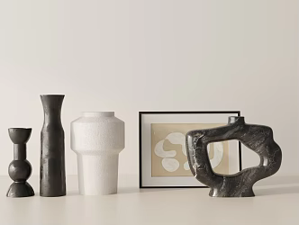 Modern ornaments combination 3d model