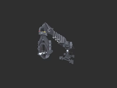 Industrial Robotic Arm Machinery With Precision Mechanical Structure And Components 3d model