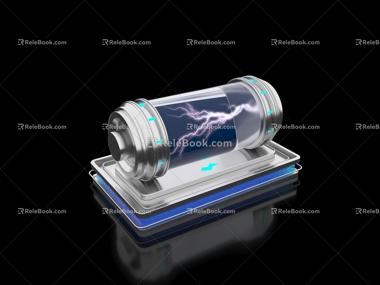 Modern Sci-Fi Equipment Lightning Device 3d model