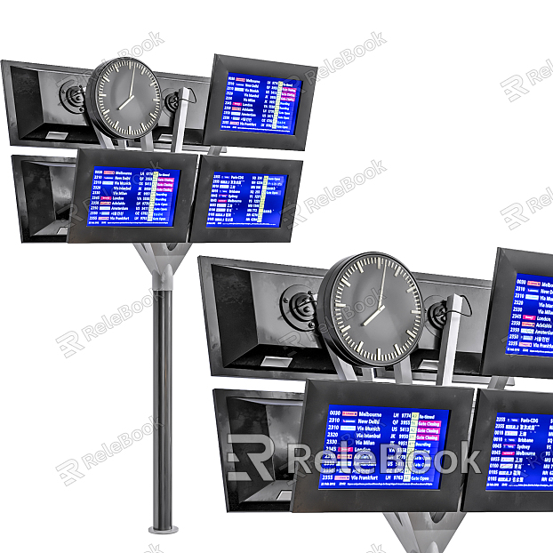 Modern stand display stand equipment model