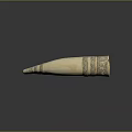 Handcrafted Musical Instrument And Art Supplies Featuring Carved Horn Intricate Patterns