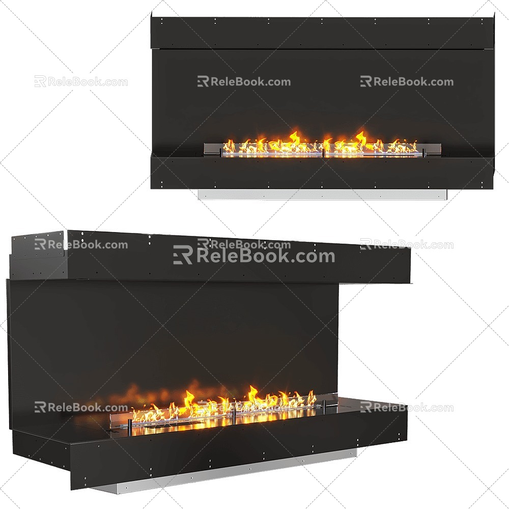 Planika Fireplace 3d model