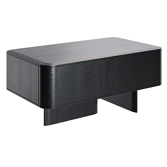 Poliform Italian Bedside Table Minimalist Bedside Table Solid Wood Bedside Table Log Wooden Bedside Table 3d model