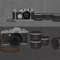 GoPro Camera Combination Lens Camera 3d model