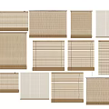 Various Styles Of Venetian Blinds With Different Materials And Neutral Color Options For Home Decor