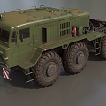 Truck Heavy Truck Heavy Vehicle MAZ537 Missile Transporter Armored Vehicle Transporter Low Face Number Low Model Times Film and Television Level 3d model