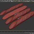 Fresh Traditional Baguettes With Crusty Golden Exterior And Airy Interior