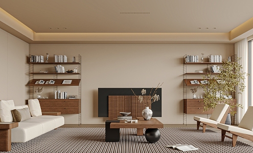 The Silent Living Room 3d model