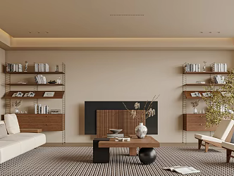 The Silent Living Room 3d model