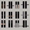 Various Smart Door Locks With Digital Displays And Modern Handle Designs