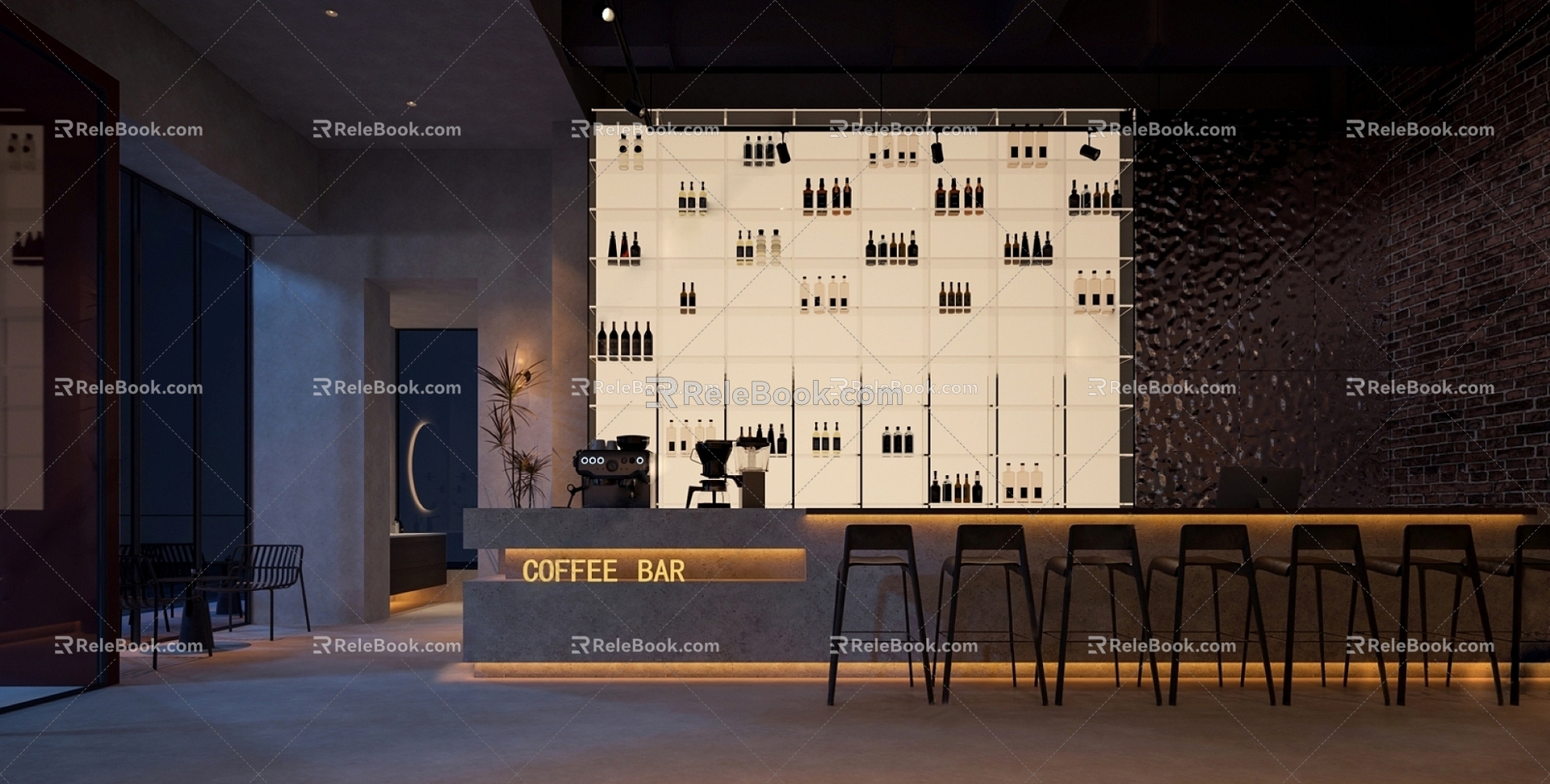 The Modern Bar 3d model