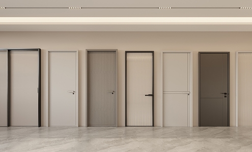 Modern door 3d model