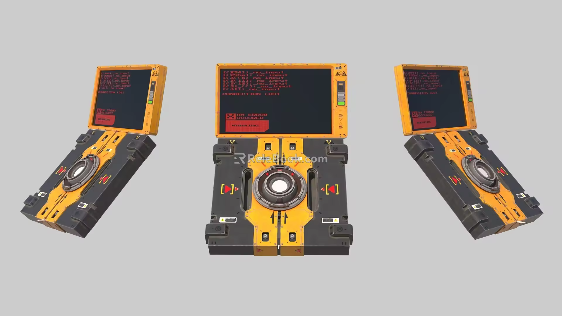 Network Devices Hardware Panel Control Panel Notebook 3d model