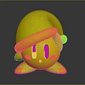 Cute Pink Doll Wearing Red Santa Hat With Green Trim And Adorable Expression