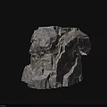 Natural Wooden Stone Material With Rough Surface And Organic Texture Design Details