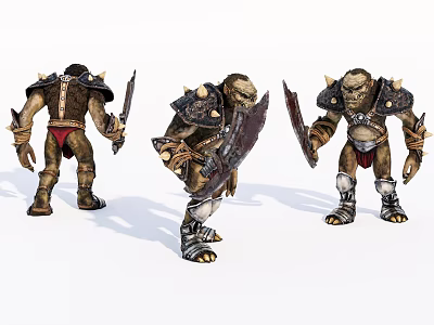 Virtual Character Game Character Humanoid Monster 3d model