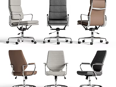Ergonomic Office Chair With Swivel Base And Multiple Color Choices For Office Use 3d model