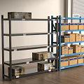 Modern Shelf Express Rack Storage Rack 3d model