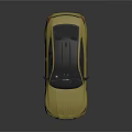 Yellow BMW Sports Coupe With Black Roof And Modern Shiny Exterior Design