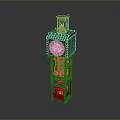 Floor Clock Big Clock Retro Clock Retro Clock Retro Clock Large Clock Pendulum Furnishings 3d model