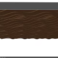 Wooden Ceiling With Modern Wavy Decorative Design For Stylish Interior Spaces