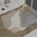Quiet Square Carpet 3d model